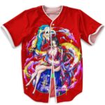 Amazing Boa Hancock And Salome Art With Logo Baseball Jersey