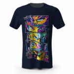 Anime Luffy Goku Naruto Saitama All Might Art Tees