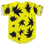 Arlong Favorite Yellow Shirt Cosplay Baseball Jersey