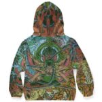 Asura Zoro Nine Sword Oriental Art Kids Hoodie