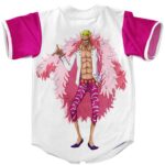 Stylish Donquixote Doflamingo One Piece Baseball Uniform
