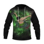 Badass Roronoa Zoro Three Swords Style Pullover Hoodie