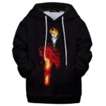 Black Leg Sanji Vinsmoke Diable Jambe Kids Hoodie