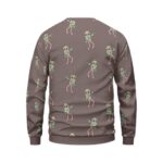 Brook With Electric Guitar Pattern Cool Crewneck Sweatshirt