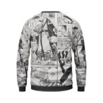 Bruised And Bloody Zoro Comic Strip Art Epic Sweatshirt