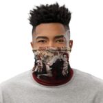 Buggy And Shanks Vintage Art Gradient Red Neck Warmer