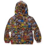 Cute One Piece Character Design Kids Hoodie Jacket