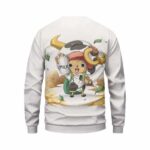 Cute Tony Tony Chopper Wearing Cow Costume Crewneck Sweatshirt
