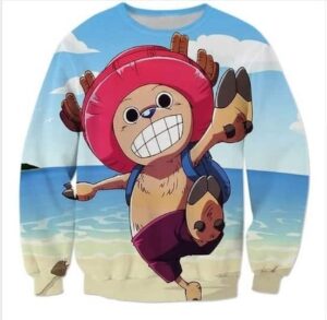 Doctor Tony Tony Chopper - One Piece Holidays Beach 3D Sweatshirt