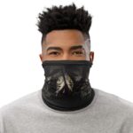 Dracule Mihawk And Shanks Silhouette Design Neck Gaiter