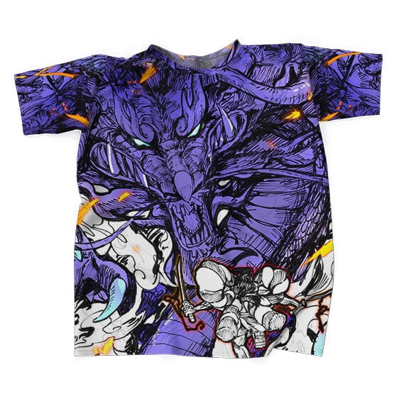 Dragon Form Kaidou Vs Kozuki Oden Sketch Art Shirt