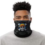 East Blue Mugiwara Pirates Straw Hat Symbol Neck Gaiter