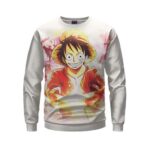 East Blue Pirate Monkey D. Luffy Art Awesome Sweatshirt