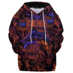 Emperor Kaido Mythical Zoan Art Kids Hoodie Jacket