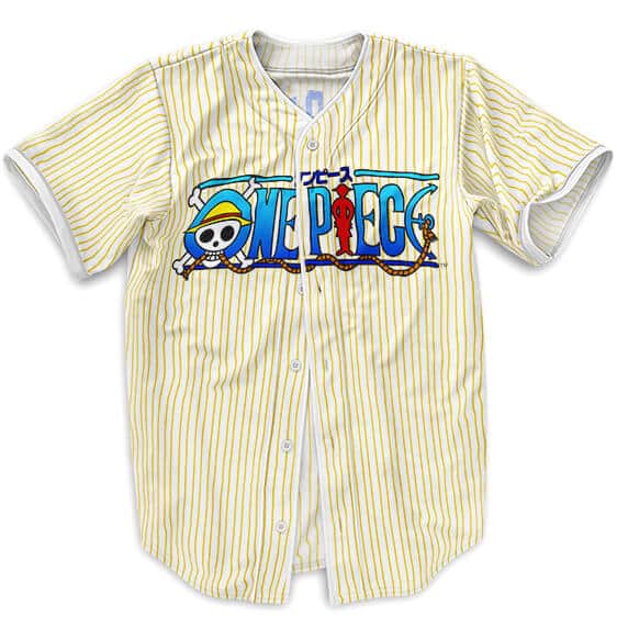 Fashionable One Piece Logo Design Baseball Uniform