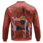 Fierce Monkey D. Luffy Gear Second Red Bomber Jacket