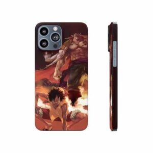 Fiery Whitebeard And Luffy Fan Art iPhone 13 Cover
