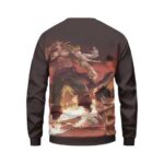 Fiery Whitebeard Edward Newgate And Luffy Fan Art Sweatshirt