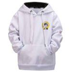 Funny Luffy Meme Frown White Kids Hoodie Jacket