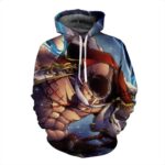 Funny One Piece Whitebeard Amazing Anime 3D Design Hoodie