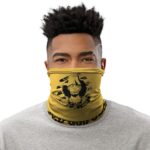 God Usopp Sniper Monochrome Design Yellow Neck Warmer