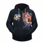 Gorgeous Nami Straw Hat Pirates Navigator Art Zip Hoodie