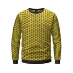 Heart Pirates Epic Jolly Roger Pattern Yellow Sweatshirt