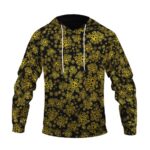 Heart Pirates Jolly Roger Skull Pattern Cool Yellow Hoodie