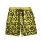 Heart Pirates Skull Logo Dope Men's Swim Shorts