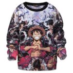 Monkey D. Luffy All Gear Forms Kids Sweater
