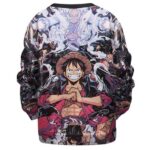 Monkey D. Luffy All Gear Forms Kids Sweater