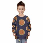 Luffy Dressrosa Arc Sunflower Outfit Kids Sweater