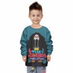 Straw Hat Musician Brook World Tour Kids Sweater