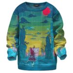 Thousand Sunny Go Ship Retro Children Sweater