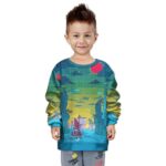 Thousand Sunny Go Ship Retro Children Sweater