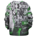 Roronoa Zoro Manga Strip Children Sweatshirt