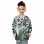 Roronoa Zoro Manga Strip Children Sweatshirt