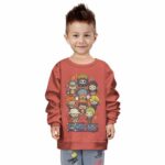 Straw Hat Crew Chibi Kids Sweatshirt