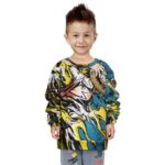 Straw Hat Monkey D Luffy Steam Kids Sweater