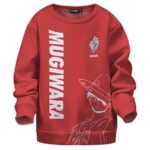 Mugiwara Crew Iconic Logos Red Kids Sweatshirt
