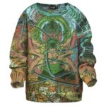Asura Zoro Nine Sword Oriental Art Kids Sweatshirt