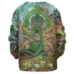 Asura Zoro Nine Sword Oriental Art Kids Sweatshirt