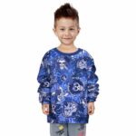Straw Hat Pirates Crew Logo Blue Kids Sweatshirt