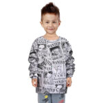 Straw Hat Pirates Wanted Poster Children Sweater
