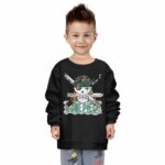 Roronoa Zoro Logo Artwork Kids Sweatshirt