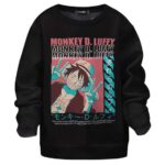 Monkey D . Luffy Retro Colors Kids Sweatshirt