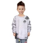 Great Wave Kanagawa Luffy Logo Kids Sweater