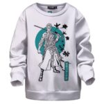 Zoro Sketch Moon Sakura Children Sweatshirt