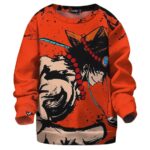 Fire Fist Ace Attack Children Sweater