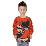 Fire Fist Ace Attack Children Sweater
